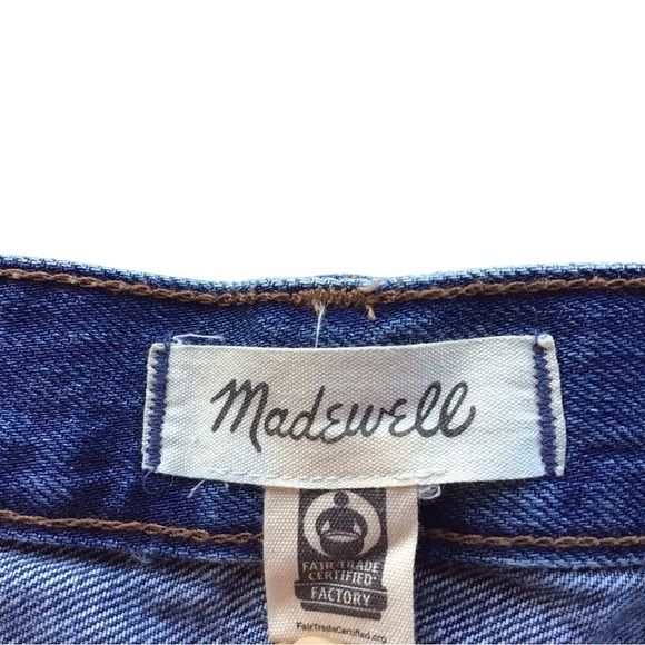 Madewell Relaxed Denim Shorts Raw Hem Edition NEW - Picture 6 of 9